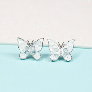 Aretes Blue Butterfly