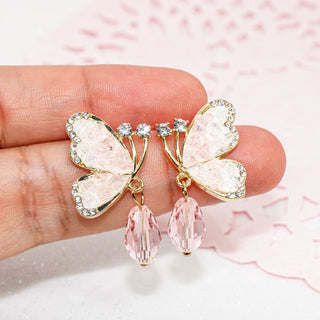Aretes Pink Butterfly