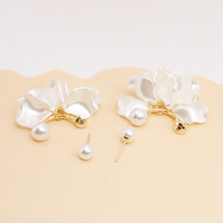 Aretes Perla y Pétalo