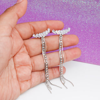 Aretes Sparkle Drop Colgantes