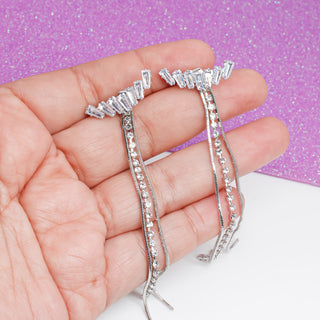 Aretes Sparkle Drop Colgantes