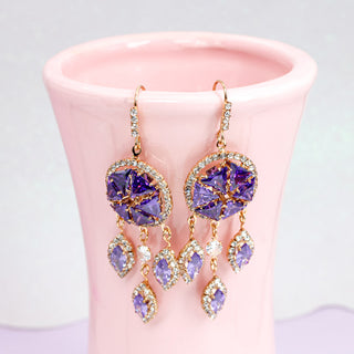 Aretes Atrapasueños de Cristal