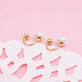 Aretes Perla Minimal Gold
