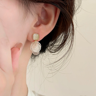 Aretes Discos Nacarados