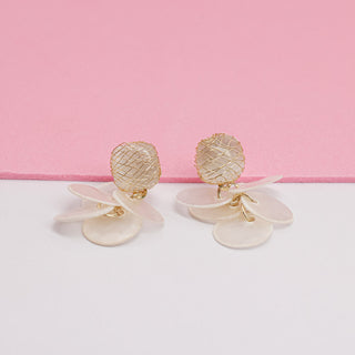 Aretes Discos Nacarados