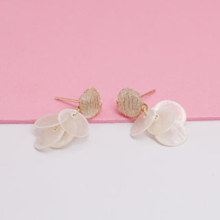 Aretes Discos Nacarados