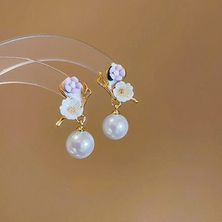 Aretes Magnolia Pearl
