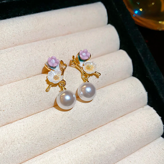 Aretes Magnolia Pearl