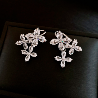 Earcuff Flores de Cristal