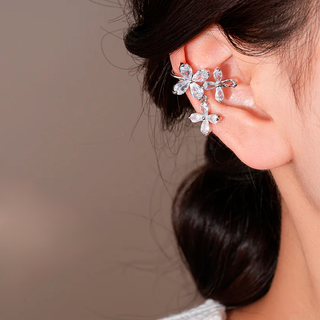 Earcuff Flores de Cristal