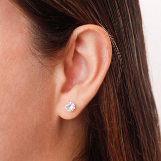 Aretes Clarity Acero