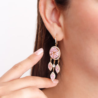 Aretes Atrapasueños de Cristal