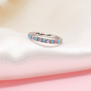 Piercing Aqua Hoop Titanio