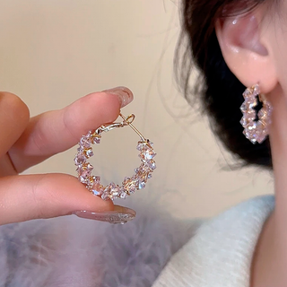 Arracadas Cristal Rombo