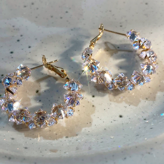 Arracadas Cristal Rombo