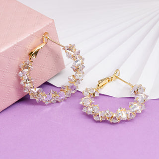 Arracadas Cristal Rombo