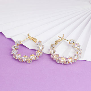 Arracadas Cristal Rombo