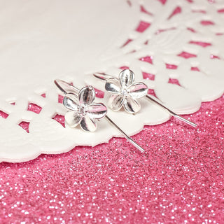 Arete Flor Silver