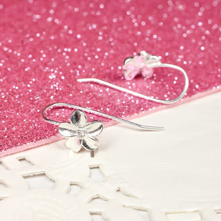 Arete Flor Silver