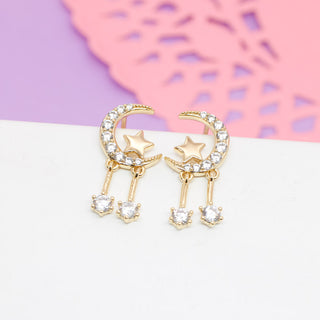 Aretes Luna Cósmica