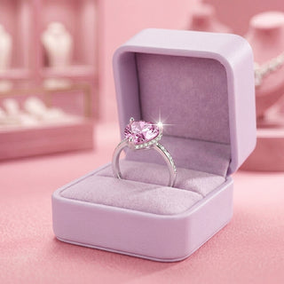 Anillo Ajustable de Promesa Pink Love Plata925