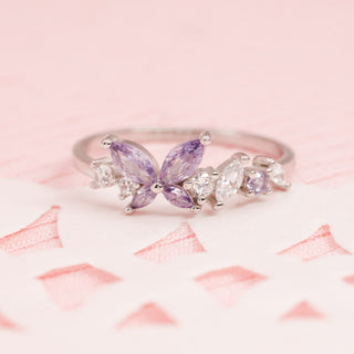 Anillo Aurora Lavanda Plata925