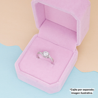 Anillo Ajustable de Promesa Rose Plata925
