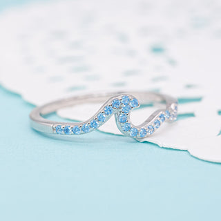 Anillo Olas de Mar Plata925