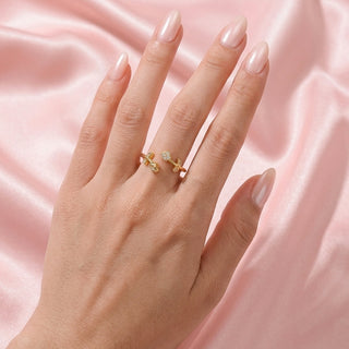 Anillo Ajustable Golden Bloom