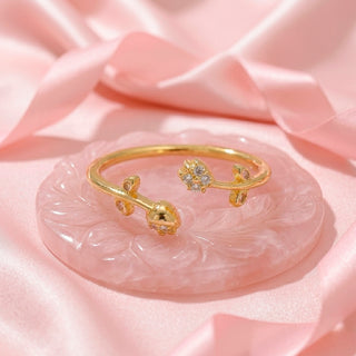 Anillo Ajustable Golden Bloom