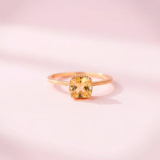 Anillo Promesa Ámbar Plata925