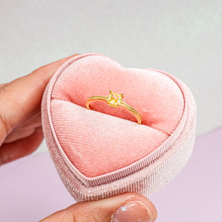 Anillo Promesa Ámbar Plata925