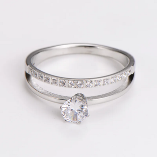 Anillo de Promesa Aimé Doble