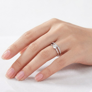 Anillo de Promesa Aimé Doble