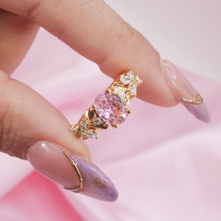 Anillo Ajustable Pink Glam