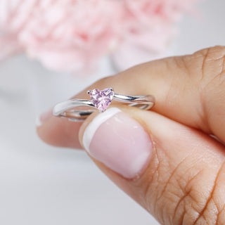 Anillo Ajustable de Promesa Rosaline Plata925