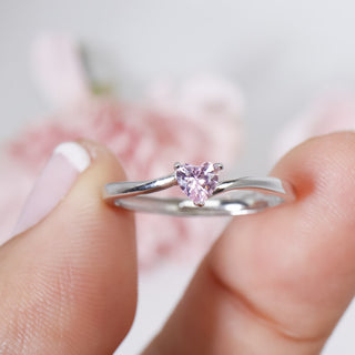 Anillo Ajustable de Promesa Rosaline Plata925