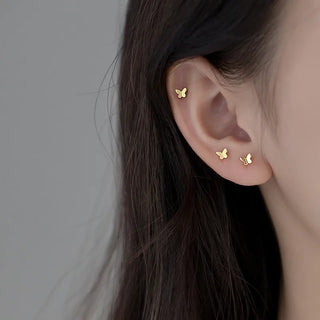 Piercing Mariposa Gold Titanio