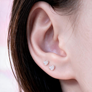 Aretes Broquel Heart