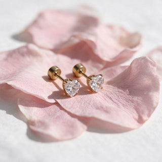 Aretes Broquel Heart