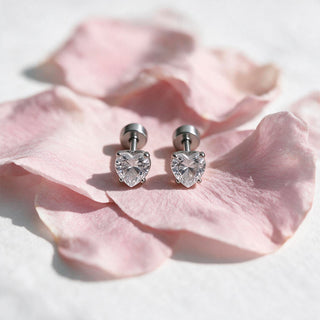 Aretes Broquel Heart