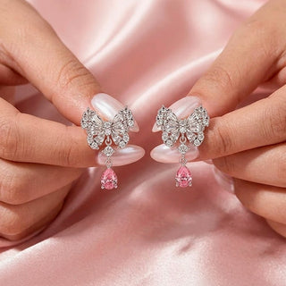Aretes Pink Crystal