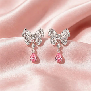 Aretes Pink Crystal