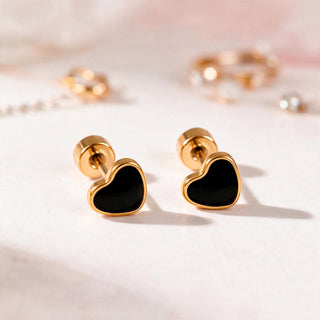 Aretes Broquel de Corazón