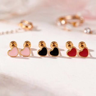 Aretes Broquel de Corazón