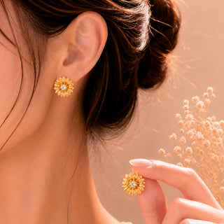 Aretes Sunflower