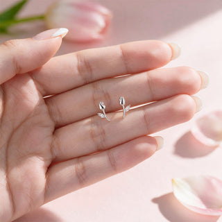 Aretes Tulipán Plata925