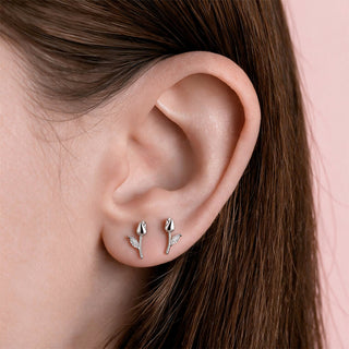Aretes Tulipán Plata925