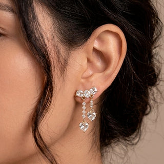Aretes Cascadas de Corazones