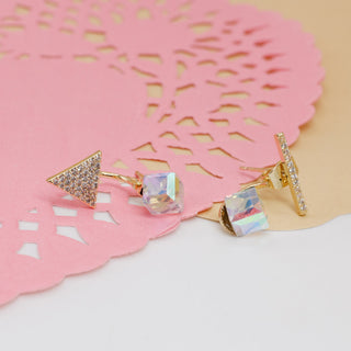 Aretes Cubo Tornasol